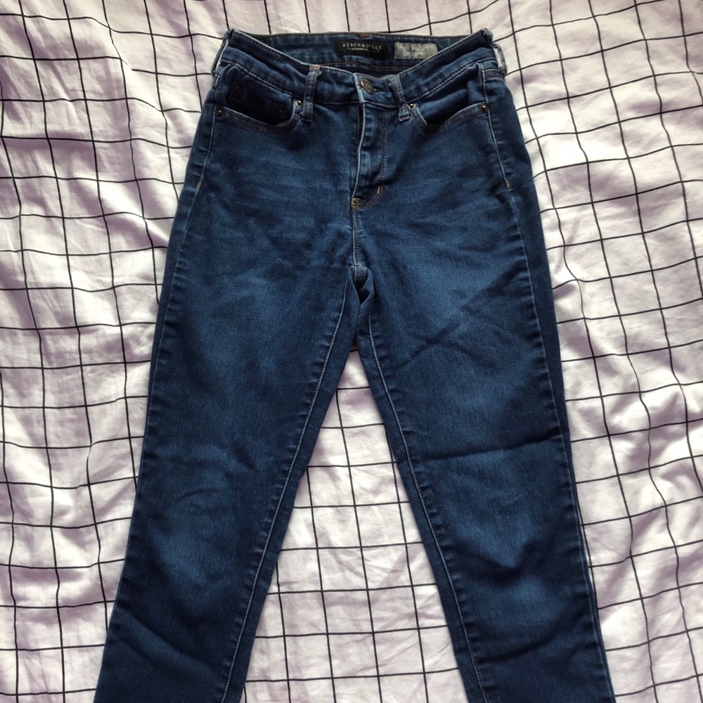 aeropostale dark wash jeans